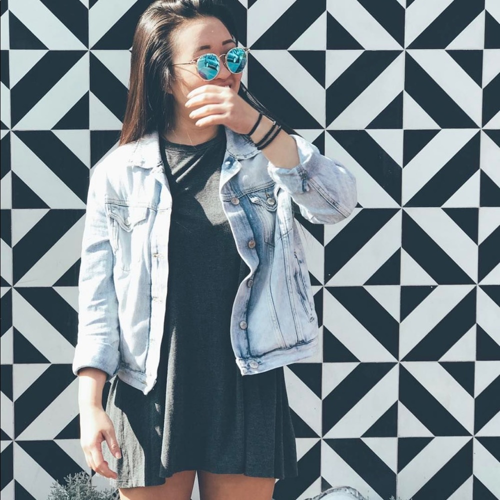 Grey T-Shirt Dress